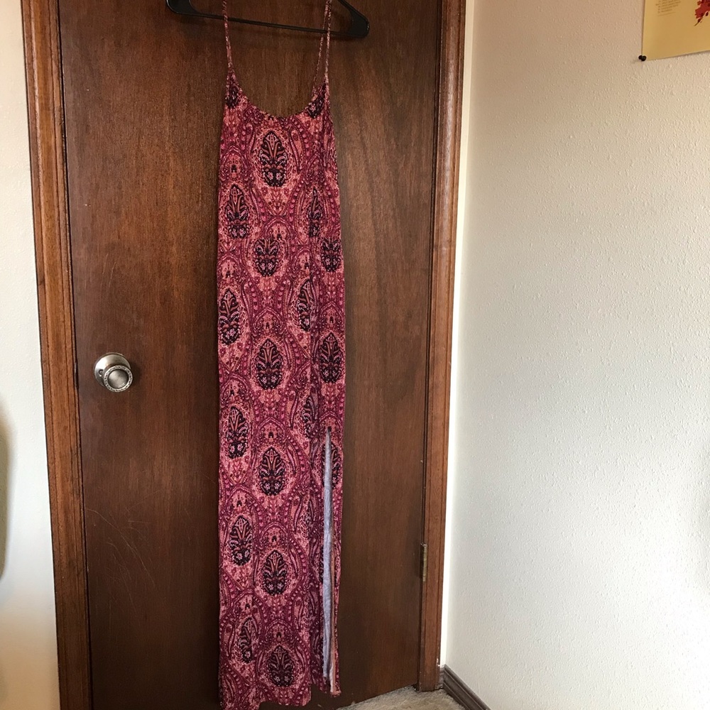 Boho cotton maxi with slit on side💕